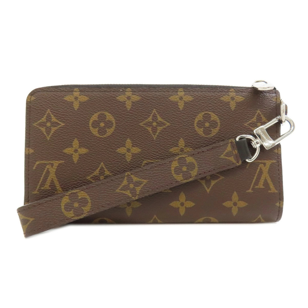 Louis Vuitton Monogram Long Dragonne Zippy Wallet Macassar Brown